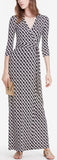 'Abigail' Maxi Wrap Dress - DESIGNER INSPIRED FASHIONS