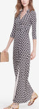 'Abigail' Maxi Wrap Dress - DESIGNER INSPIRED FASHIONS