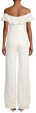 'Edlyn' Off-the-Shoulder Jumpsuit, White