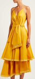 Ladies Who Lunch Tiered Poplin Midi Dress | DESIGNER INSPIRED FASHIONS