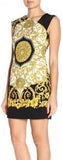 Baroque Sleeveless Printed Mini Dress | DESIGNER INSPIRED FASHIONS