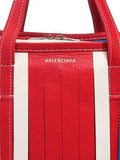 Small Bazar Leather Tote Bag W/Fringe