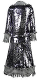 Embellished Tweed Jacket and Skirt Set