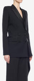 Double-Breasted Drape-Jacket