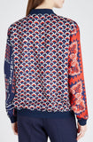 Printed V-Neck Cardigan