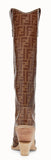 Pointed Toe Logo Cowboy Boots
