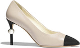 Grosgrain Calfskin Pumps