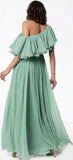 One-Shoulder Ruffle Gown | DESIGNER INSPIRED FASHIONS