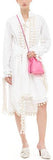 Pom Pom Shirt-Dress, White