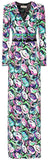 Cr̻pe Maxi Dress
