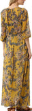 Printed Chiffon Maxi Dress