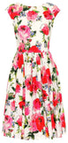 Floral Print Short-Sleeve Dress