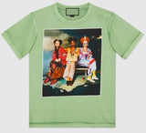 Hallucination Print T-Shirt - Purple or Green