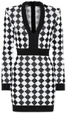 Jacquard Knit Dress