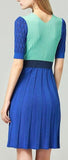 Knit Color-Block Dress