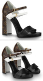 'Matchmake' Sandals - Black