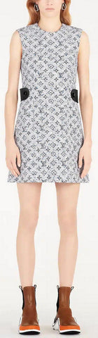 Sleeveless Dress with Waist Detail