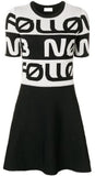 'Follow me Now' Jacquard Stretch Dress