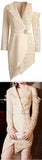 Asymmetrical Sequined Half-Blazer Dress | DESIGNER INSPIRED FASHIONS