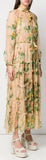 Neck-Tie Ruffle Silk Dress | DESIGNER INSPIRED FASHIONS