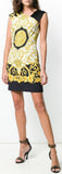 Baroque Sleeveless Printed Mini Dress | DESIGNER INSPIRED FASHIONS