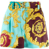 Baroque Print Shorts | DESIGNER INSPIRED FASHIONS