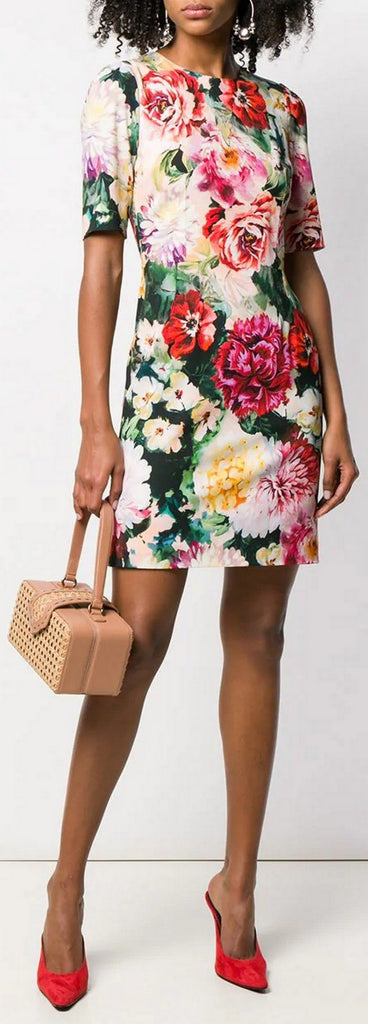 Floral Printed Mini Dress