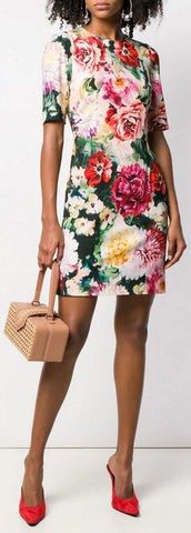 Floral Printed Mini Dress