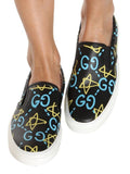 'Ghost' Graffiti Skate Sneaker - DESIGNER INSPIRED FASHIONS