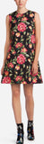 Printed Brocade Dress