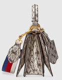 Queen Margaret Snakeskin Top Handle Bag