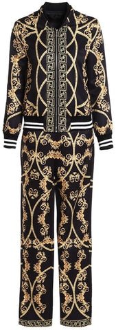 Baroque Printed Jacket & Pant Set