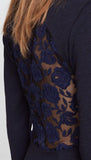 Dress with Embroidered Roses on Back