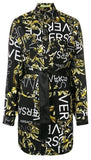 Logo Print Shirt-Dress