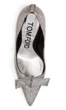 Embroidered Crystal Bow Pumps | DESIGNER INSPIRED FASHIONS
