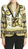 Roman Cameo Printed Blazer