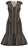 Basket Weave Jacquard Dress