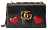 GG Marmont Medium Heart Shoulder Bag in Pink or Black - DESIGNER INSPIRED FASHIONS
