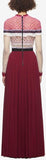 'Bellis' Lace Trim Maxi Dress