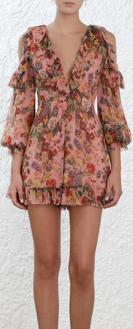 'Lovelorn' Frill Playsuit