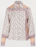 Printed Silk Shirt | DESIGNER INSPIRED FASHIONS