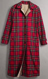 Reversible Tartan Gabardine Car Coat