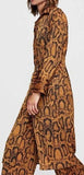 Long Snake Print Shirt