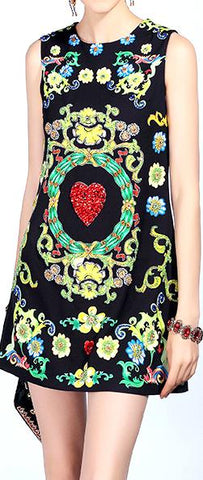 Embellished Mini Dress
