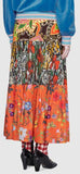Patchwork Print Skirt