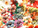 Floral Appliques Printed Dress | DESIGNER INSPIRED FASHIONS
