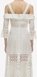 Long Sleeved Off Shoulder Maxi Dress - DESIGNER INSPIRED FASHIONS