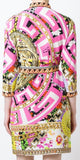 'Psychedelic' Medusa Print Shirt Dress - DESIGNER INSPIRED FASHIONS