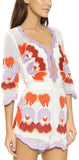 'Never Ever' Embroidered Romper - DESIGNER INSPIRED FASHIONS