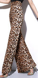 Leopard Print Flared Pants - DESIGNER INSPIRED FASHIONS